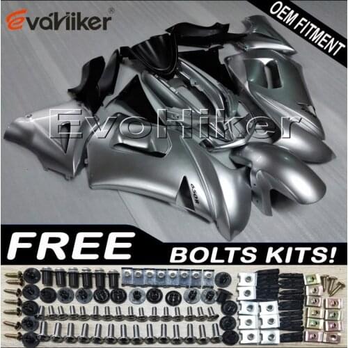 Motorcycle plastic cover for 650R ER6f 2006 2007 2008 Silver black ER-6f 06 07 08 Injection mold ABS plastic panels kit