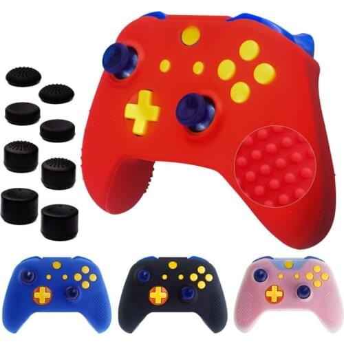 RETROMAX Non-slip Anti-swath Silicone Case For Xbox one Slim Controller Rubber Gel Silicone Skin For Microsoft Xbox one Gamepad