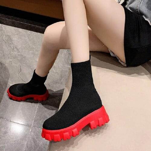Winter Women Boots New 2021 Nordic Fashion Designer Casual Soft Comfortable Female Solid Color Warm Boots Platform High Shoes