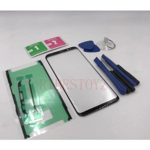 For Samsung Galaxy S8 G950 G950F Original Phone Front Outer Glass Panel For Samsung S8 Plus G955 G955F Touch Screen Replacement