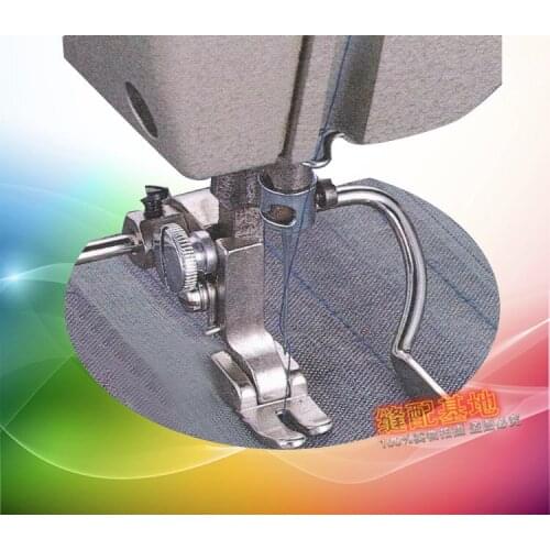 Flat car auxiliary seam straight yan sewing seam around the double guide rod guide rod P723 S521 presser foot