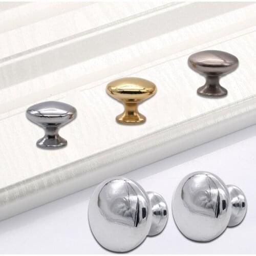 Zinc Alloy Cabinet Drawer Wardrobe Knobs Kitchen Door Pull Handle Furniture Round Handle Hardware Decor
