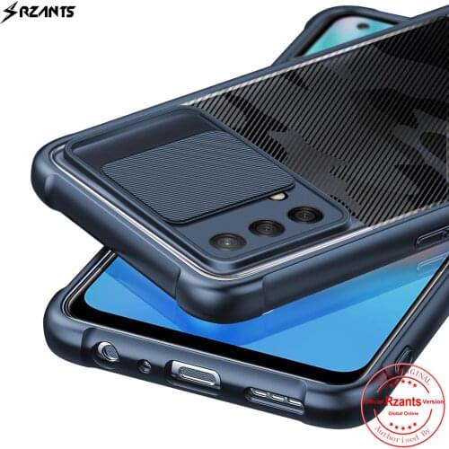 Rzants For OPPO A74 4G OPPO F19 Case Soft [Camouflage Lens] Lens Protection Function Slim Thin Clear Cover