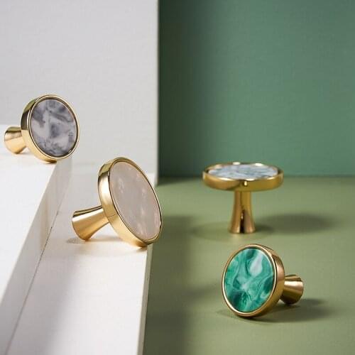 Modern Zinc Alloy Wardrobe Handles Single Hole Dresser Drawer Pulls Household Cupboard Handle Bookcase Door Round Shape Knob