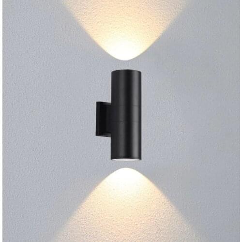 Modern Minimalist Led Wall Lamps Dual-head Cylinder Ip65 Waterproof Garden Balcony Hallway Fence Villa Corridor Lighting Fixture
