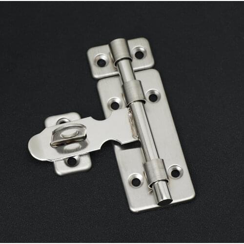 1 pcs Practical Household Bolt Lock Metal Safety Security Anti-theft Door Guard Hardware Window Lock High Quality Wholesale