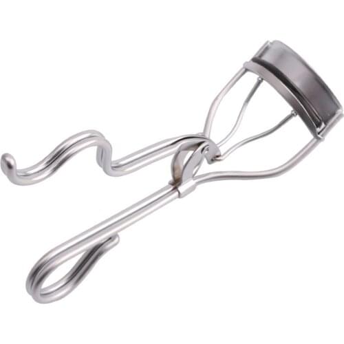 1pc Silver White Curl Eyelash Curler stainless steel eyelash cosmetic makeup eyelash curler curling eyelashes Tool