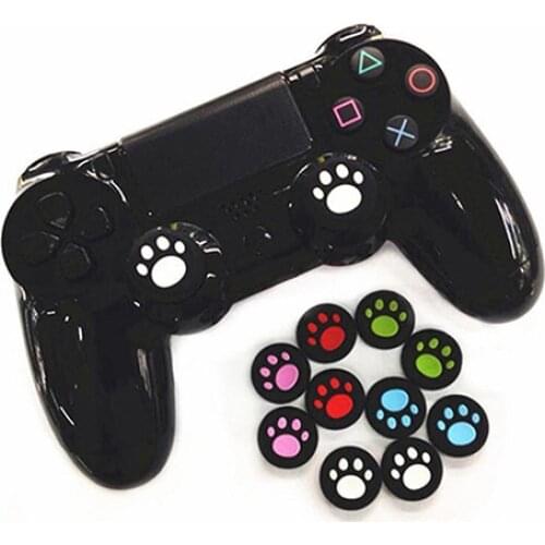Bluelans 2pcs Cartoon Silicone Catlike Thumb Stick Grip Caps for PS3/PS4 Xbox One/360