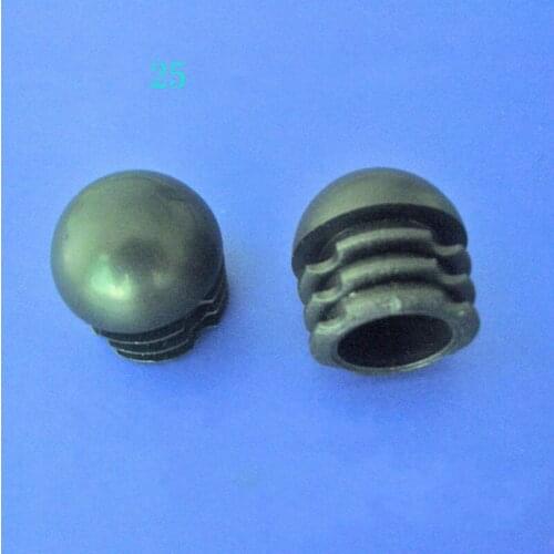 25mm (1 inch half round ball plug) matte