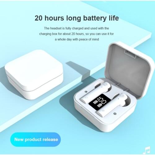 AIR 2S TWS Bluetooth 5.1 Headset HIFI High Quality Dual-microphone Earphone Voice Control With Charging Box fone bluetooth
