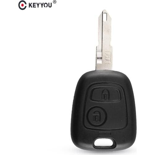 KEYYOU 10pcs For Citroen C1 C2 C3 C4 Citroen Saxo Xsara Picasso Berlingo Key Fob Shell Case Remote 2 Buttons