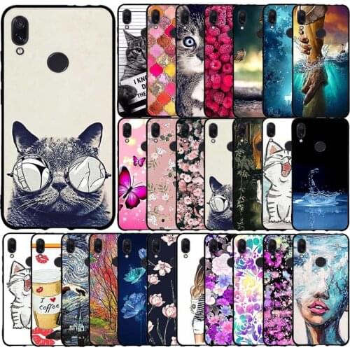 For xiaomi Redmi Note 7 Case Silicone Painted Soft TPU For xiaomi Redmi Note 7 Case 6.3 inch Fundas Coque Redmi NOTE 7 PRO Case