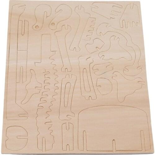 Child Kids Assemble Man Skeleton Model 3D Wood Puzzle Toy Construction Kit Toys For Children Learning Toy