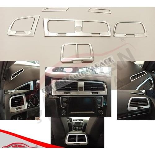 For Volkswagen Golf 7-7.5 2013-2020 Interior Coating Silver Carbon Upholstery Interior Design Auto Car Accessory Ornament