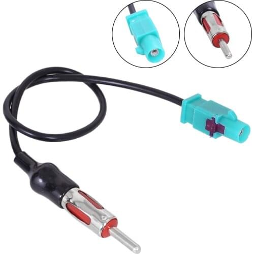30cm Car Stereo FM AM Radio Antenna Adapter Cable ISO to DIN Converter for Mondeo Carnival BMW 1 3 5 X3 X5 Z4 Детали экстерьера
