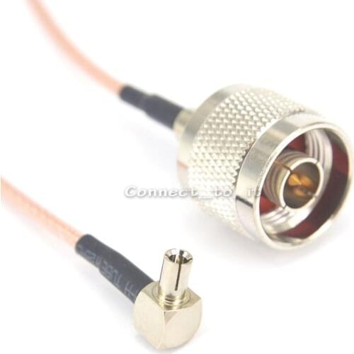 5 pcs/lot Extension Cord N Plug Male to TS9 Male Plug Connector Pigtail RG316 Cable 15cm