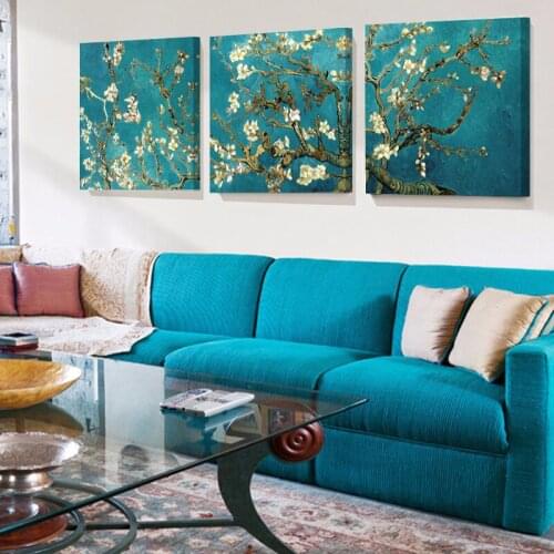 Van Gogh Wall Pictures for Living Room Canvas Prints Painting Canvas Art Flowers Home Decor Wall Painting No Frame HY97