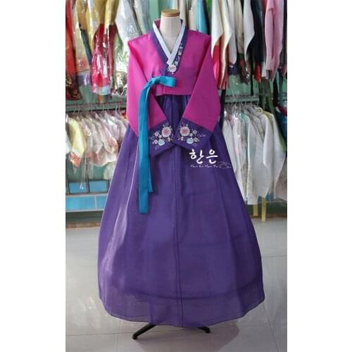 Korea Original Hand Embroidery Hanbok / Wedding Hanbok / Traditional Hanbok / Authentic Hanbok