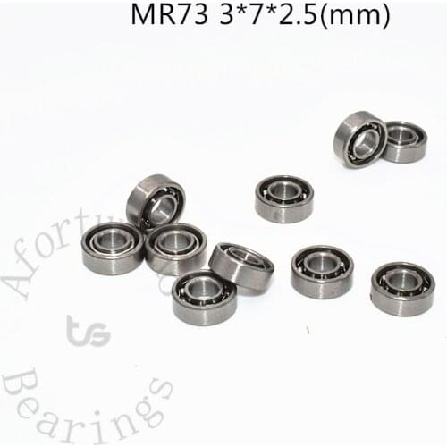 MR73 3*7*2.5(mm) 10pieces bearing ABEC-5 Miniature Mini Bearing Fishrod shaker chrome steel bearings