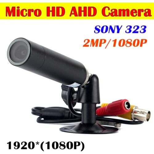 New Mini AHD Camera HD AHD 1080P 2MP SONY 323 sensor CCTV Waterproof Micro Surveillance Small Vandal-proof Metal Bullet Cam
