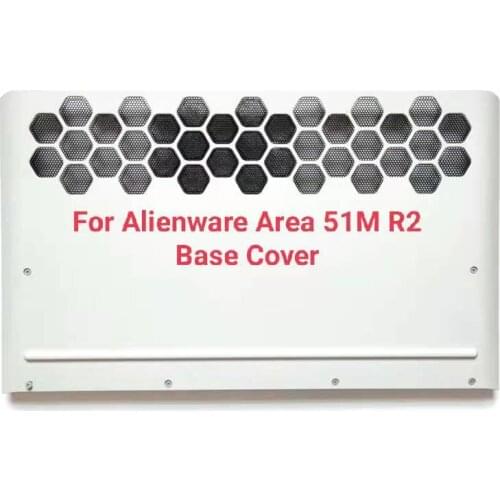 New Original For Dell Alienware Area 51M R2 Laptop Access Panel Door Bottom Cover Base Lid Back Shell White DP/N: 09T8WH