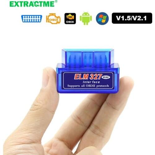 OBD2 Scanner ELM327 V2.1/V1.5 Bluetooth OBD OBD2 Diagnostic Tool For Android/Symbian Torque ELM 327 Car Accessories Code Reader