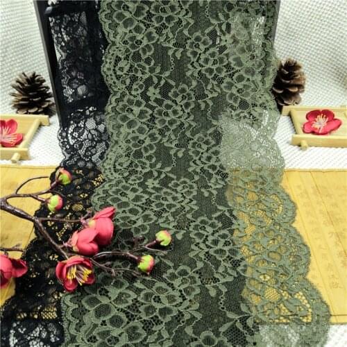 RR1999 17.7cmLuxury raschel nylon elastic knitting lace lace fabrics