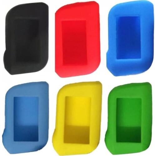 Silicone Auto Key Case for Starline A93 A63 Russian Version Two Way Car Alarm LCD Remote Controller Keychain Fob Cover