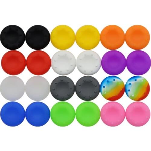 100PCS PS4 Controller Silicone Grip Cap Thumbstick Analog Cover Case Comfortable Protection For PS5/PS4/PS3/PS2/XBOX Thumb Stick