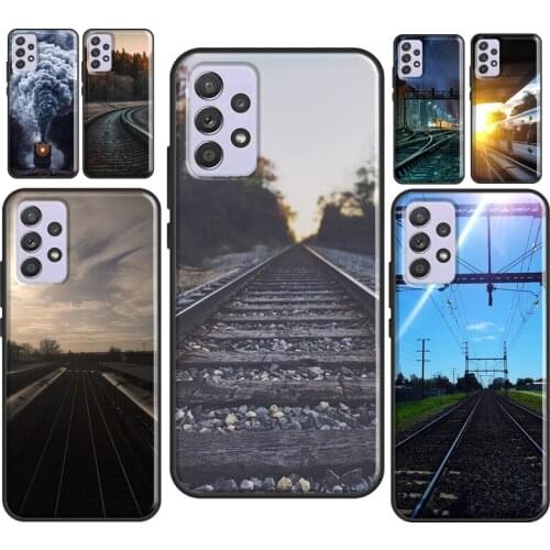 Train Rail Sunlight For Samsung Galaxy A52 A12 A32 A72 A10 A40 A50 A70 A21S A20e A11 A31 A41 A51 A71 Case