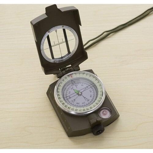 Luminous Metal Compass High Precision Compass K4580 Magnetic Waterproof Hand Held Professional Compass For Hunting Camping