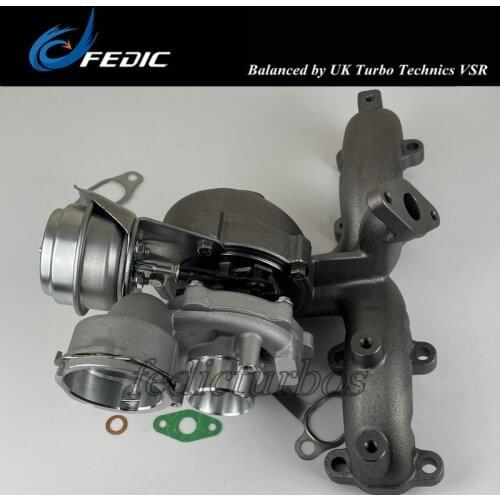 Turbocharger GT1749V 724930 Turbine full turbo for Audi Seat Skoda VW 2.0 TDI 100 Kw 136 HP BKD AZV 2003-2009