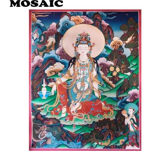 Home Decoration 5d DIY Diamond Painting Cross Stitch"Buddha religious"pictures Embroidery Diamond Mosaic Rhinestones painting