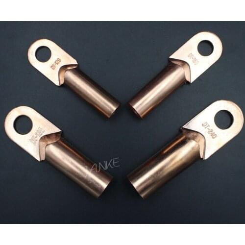 1piece DT-400 400mm2 Cable Lug Terminal Connector Copper Tone for 21mm Dia Bolt Electric power fittings Factory standard B type