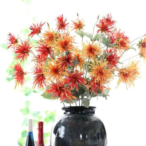 10pcs/Lot Artificial Flowers For Home Autumn Decoration Fake Dried Flowers Stamens High Quality In Batch Artificial Plant ZJH054