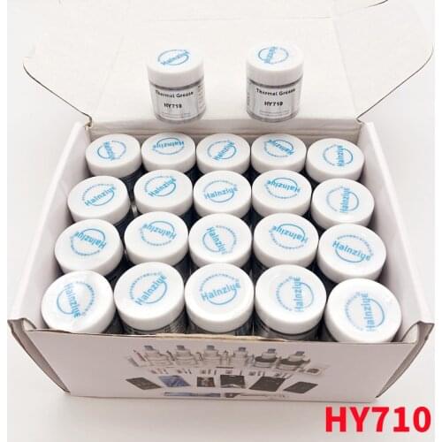 40PCS 710 Cool down Silicone Compound Thermal Paste Conductive Grease Heatsink For CPU GPU Chipset notebook Cooling with scraper