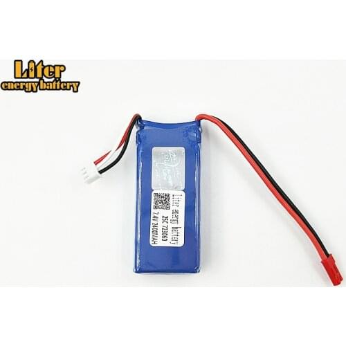 7.4V 2400mAh Lipo Battery For WLtoys V262 V333 V353B V666 Q212 RC Quadcopter Toys2S Lipo Battery 7.4v 723060 25c JST