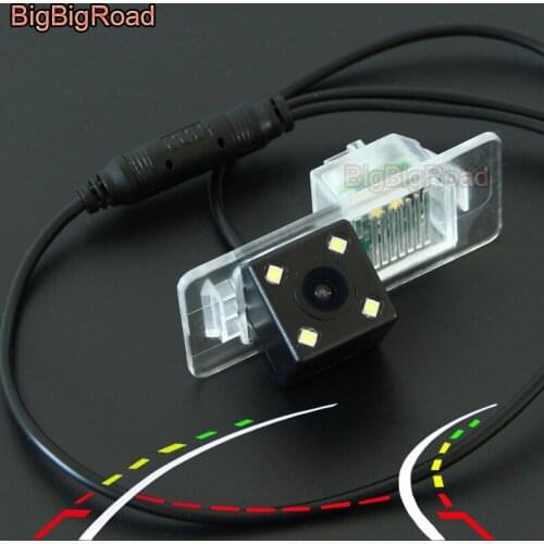 BigBigRoad Car Intelligent Dynamic Trajectory Tracks Rear View CCD Camera For BMW 2 F22 F45 X5 X5M F15 4 F32 F33 F36 2014 2015