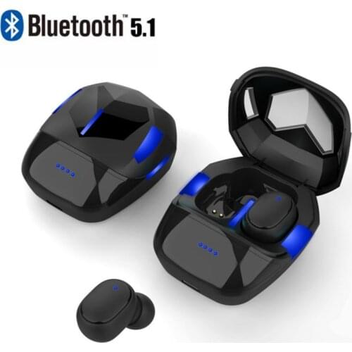 Bluetooth-Compatible Earphone V5.1 TWS Wireless Headphons Earphones Earbuds Stereo Gaming Headset G6s With Mic Noise Reduction