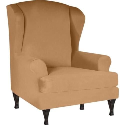 Milk Fiber Elastic Armchair Sofa Cover Waterproof Protector Furniture Slipcover Modern Solid Home Spandax Single Seat Covers D30