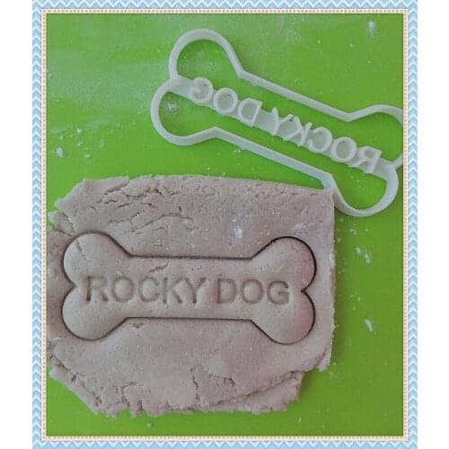 Custom Dog Bone Cookie Cutter, Personalized Dog Treat Cutter, Pls leave text in note