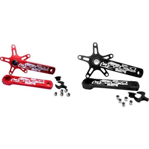 Litepro Edge Crank 130BCD 170mm 5Claw Aluminum Alloy CNC Press-in Bottom Bracket Road Folding Bike Crankset Part