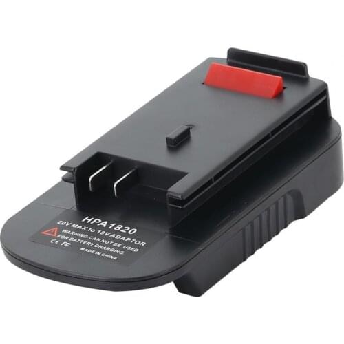 HPA1820 Battery Converter Adapter Multipurpose 20V to 18V Battery Charger Replacement Battery Adapter Connector for Porter
