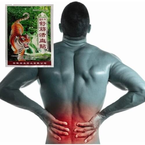 Wholesale Tiger Analgesic Plasters Medical Black Pain Relief Plaster Patch For Back Shoulder Neck Waist Body Health Care Massage