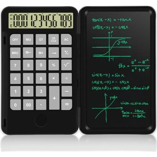 NEWYES 6.5 Inch LCD Writing Tablet Calculator Rechargeable Electronic Drawing Board Lock Button Notepad Digital Tablet for Kids