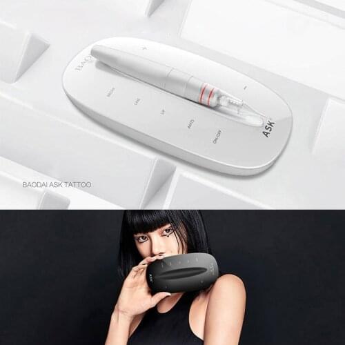 Professional PMU MTS Machine Digital Eyebrow Lip Tattoo Pen Touch Screen Semi Permanent Makeup Device With 10pcs Needles