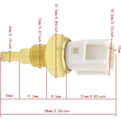 Snowmobile Engine Radiator Water Temperature Sensor For Yamaha RS90 RS Vector GT 2016-2018 LE L-TX X-TX RST90 Venture TF E-BAT