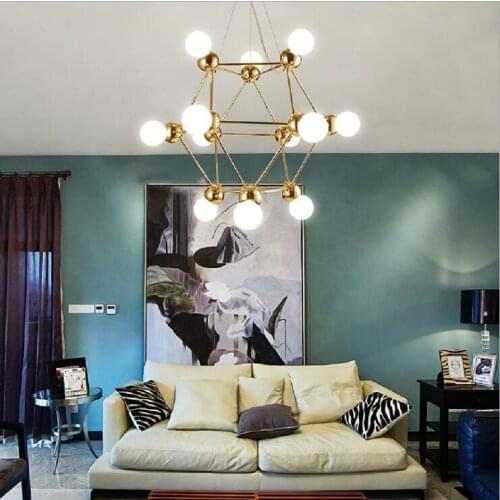 Modern magic beans DNA Lustres pendant light industrial Modo Jason miller lamps Nordic Art Deco glass ball MOD hanging lighting