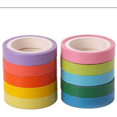 1pcs Fashion Stationery Decoration Supplies Creative Exquisite Colorful Adhesive Tape For Kids Gift Beautiful Washi Tape