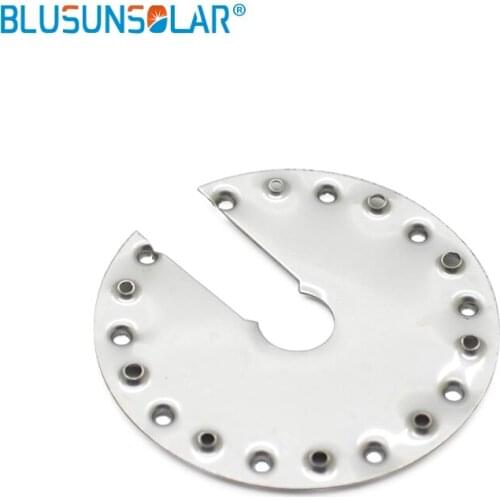 10 pcs/lot Round Grounding Clip use in Solar Mounting System Grounding gasket Solar Installation Clamp